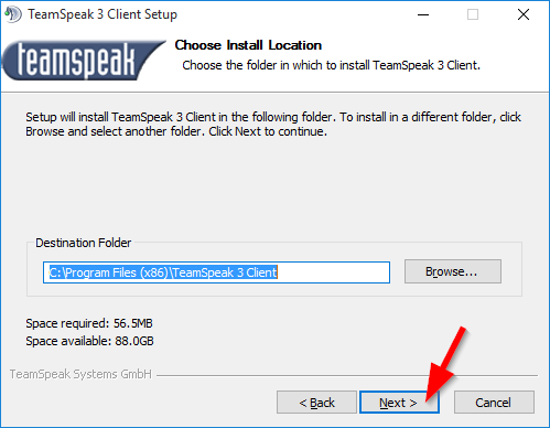 TeamSpeak Yükleme Adımı 4