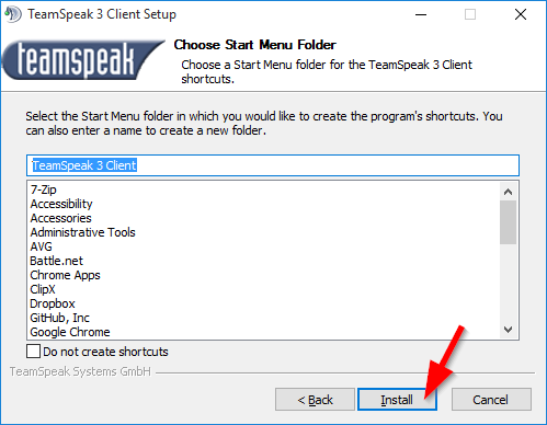 TeamSpeak Yükleme Adımı 7